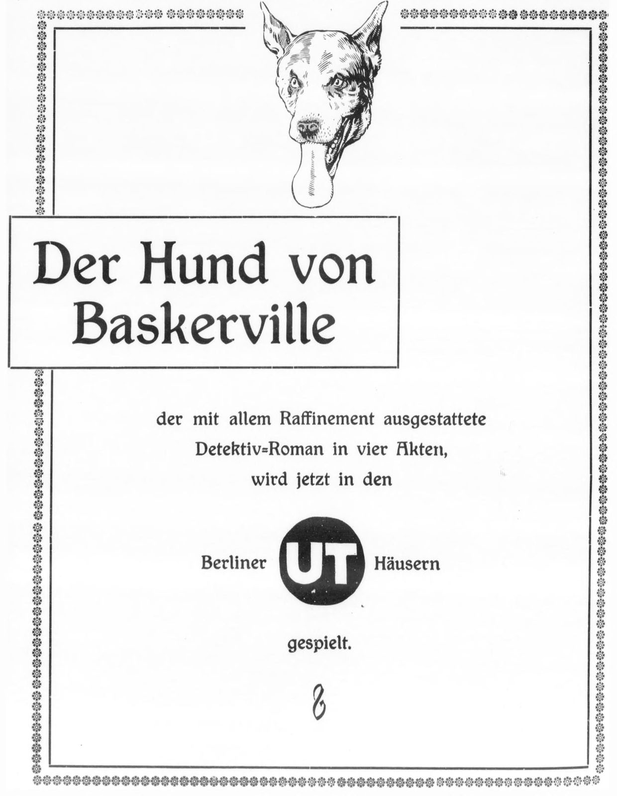 HUND VON BASKERVILLE, 1. TEIL, DER